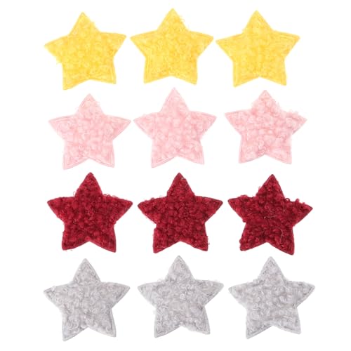 TEHAUX 40pcs Star Patches DIY Sewing Repair Patches DIY Star Applikes Kleidungszubehör von TEHAUX