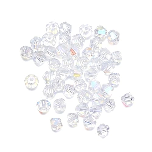 TEHAUX 4MM Transparente Kristallperlen Diamantperlen DIY Zubehör Für Schmuckherstellung Halsketten Bastelbedarf von TEHAUX