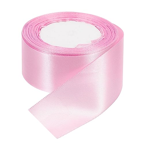 TEHAUX 4cm Breites Satinband Mittelpink Kreatives Geschenkband Für Hochzeiten Geburtstagsfeiern Und Dekorative Verpackungen Ideal Für Schleifen Und Bastelprojekte von TEHAUX