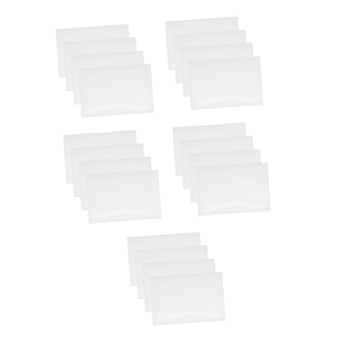 TEHAUX 5 Sätze Whiteboard-aufkleber Mini-whiteboard Waschbares Whiteboard Löschbares Zeichenbrett Für Whiteboard- Büro-whiteboard Whiteboard Unterrichten Weiß Pvc 4 Stück * 5 von TEHAUX