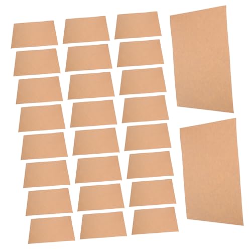 TEHAUX 50 Blatt Bedruckbare A4-kraftpapier-aufkleber, Etiketten, Drucker, Kraftpapier, Drucker-aufkleberpapier, Kraft-aufkleberpapier, Etiketten-aufkleberpapier von TEHAUX