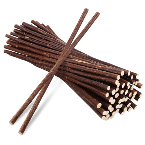 TEHAUX 50Pcs Holzblocke 11. 8 Zoll Holzhandwerk Weidenzweige Natürliche Zweige Stöcke Dekorative Birken Birkenstick Für DIY Rustic Home Decor School Projects Handwerkshandwerk von TEHAUX