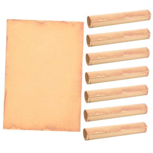 TEHAUX 5sets Vintage-briefpapier Aus Kraftpapier Pastellpapier Geldumschläge Für Umschläge Aquarellpapier Papier Für Papier Zum Schreiben Dekoratives Druckerpapier Pergament 8blätter*5 von TEHAUX