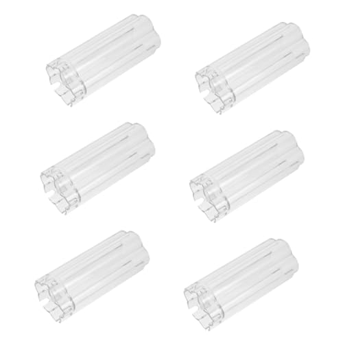 TEHAUX 6Pcs Kerzenform seifengießform seifenformen DIY Bastelform soap mold Paraffin-Cherzenform lustige Kerze Kerzenwachs geführte Nagellampe Wachsform Gießform für Kerzen pp Transparent von TEHAUX