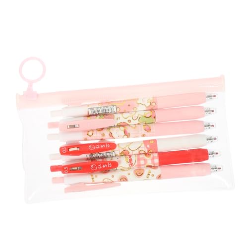 TEHAUX 6st Gel Stift Stifte Unterschriftenstift Des Büros Stift Für Studenten Einziehbarer Unterschriftenstift Druckstift Werbegeschenk Kugelschreiber Schreibstift Colorful Abs von TEHAUX