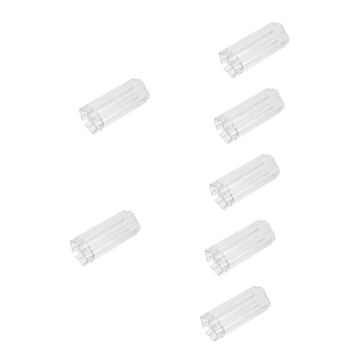 TEHAUX 7Pcs Kerzenform UV Reed-Diffusor-Sticks flackern Wachsbrenner seifengießform seifenformen soap mold handgefertigte Kerzengießform plastikform selber machen pp Transparent von TEHAUX