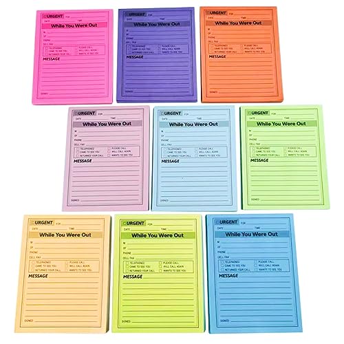 TEHAUX 9 Farben Multi Funktionale Notizzettel Stark Klebende Memo Pads Für Tägliche Nutzung Perfekt Für Notizen Erinnerungen Und To Do Listen Praktische Haftnotizen Für Zuhause Und von TEHAUX