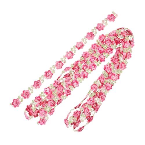 TEHAUX Accessoires aus Spitze Schmetterlingsohrringe Perle Blumenband Clip-Ohrringe Ohrstecker Hose haarschmuck haircharm geschenkband DIY nähen trimmen kopfschmuck DIY trimmen Milchseide von TEHAUX