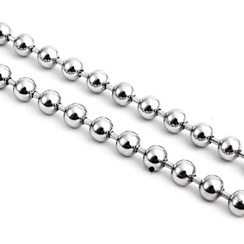 TEHAUX Adjustable Edelstahl Bead Kette Für Schlüsselanhänger Tag Ringe Langlebig Und Flexibel Ideal Für Kreative Bastelprojekte Und Schmuckherstellung von TEHAUX