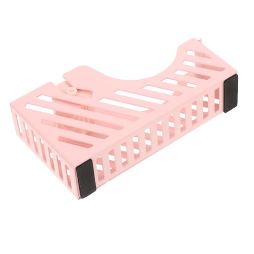 TEHAUX Bandhalter tape cutter Klebeband-Schneidemaschine Bürobedarf-Klebebandspender Tischspender Kinderkoffer schöner Klebebandspender Klebebandabroller für die Schule Eisen Rosa von TEHAUX