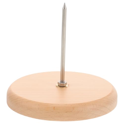 TEHAUX Bill Fork Quittung Spike Stick Restaurant Check Spindle Paper Holder Spike Check Spindle Für Restaurantbüro Khaki von TEHAUX