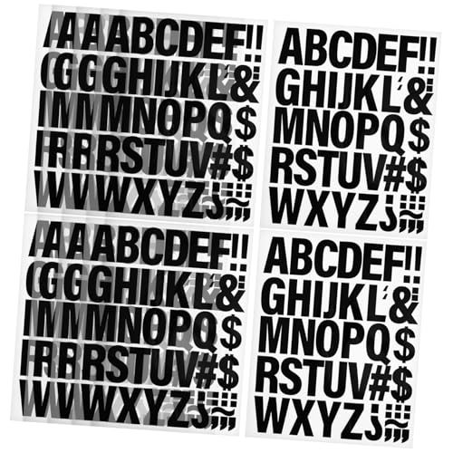 TEHAUX Vinyl-aufkleber Buchstaben Alphabet Aufnäher Zum Aufbügeln 10 Bögen Set für Kleidung Dekorative Kleidungsflicken Basteln von TEHAUX