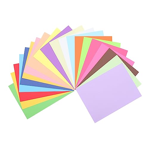 TEHAUX Bunte Origami A4 Doppelseitiges Bastelpapier Für Exquisite DIY Faltpapier 20 Farben Für Kreative Bastelprojekte Und Origami Kunst von TEHAUX