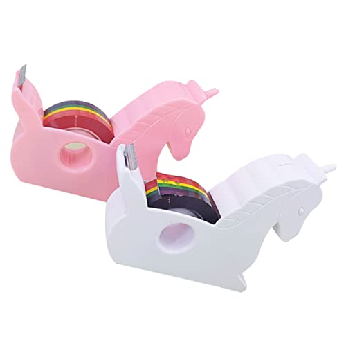 TEHAUX Exquisiter Klebebandspender Kawaii-schulbedarf-design Klebeband-abdeckwerkzeug Klebebandhalter für Das Büro Die Schule und Zu Hause von TEHAUX