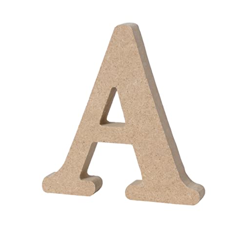 TEHAUX Holzbuchstaben Alphabet A Dekorative Wandplakette Aus Für Heim Büro Hochzeiten Und Partys Kreative Buchstaben Deko Für Individuelle Gestaltungen von TEHAUX