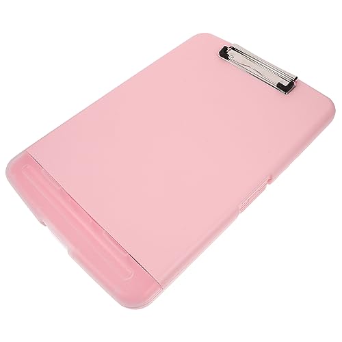 TEHAUX Kasten Aktenbox-Schreibblock Datei liefern Dokumentenorganisator Zertifikat Fall schreintischorganizer schreibtisch organiser Tragbarer Papier-Organizer Dokumentenhalter pp Rosa von TEHAUX