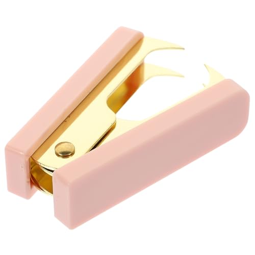 TEHAUX Klammer Hefter klein Abzieher Abziehwerkzeug Schreibtisch Picker Bürobedarf Hefterentferner für das Büro Nagelentferner Nagelzieher fürs Büro tragbarer Nagelheber Metall Rosa TEHAUX Klammer Hefter klein Abzieher Abziehwerkzeug Schreibtisch Picker Bürobedarf Hefterentferner für das Büro Nagelentferner Nagelzieher fürs Büro tragbarer Nagelheber Metall Rosa von TEHAUX