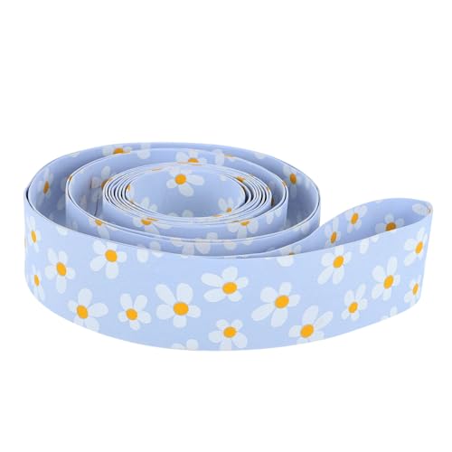 TEHAUX Kleines Blumenband Band für DIY Hochzeitsband klebeband für kleidung clothing tape Zubehör für die Herstellung von Kopfbedeckungen Material für Kopfbedeckungen Polyester Lavender von TEHAUX