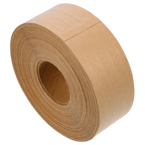 TEHAUX Kraftvolles Verpackungsband Aus Kraftpapier Hochwertiges Selbstklebendes Beschreibbares Und Umweltfreundliches Klebeband 5cm x 100m Für Sicheres Versenden Und Verpacken von TEHAUX