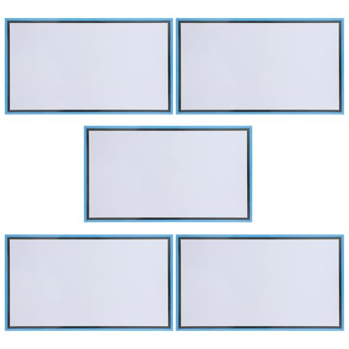 TEHAUX Kühlschrankmagnet-whiteboard 5er-pack Trocken Abwischbare Tafel Büro-schreibtisch Wandaufbewahrung Whiteboard-radiergummi Kalender Memo Magnetischer Notizblock von TEHAUX