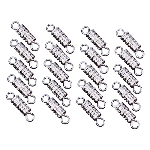 TEHAUX Schraubverbinder-verschlüsse Aus Metall Zur Schmuckherstellung 60-teiliges Set für Accessoires von TEHAUX