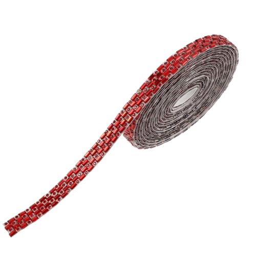 TEHAUX Selbstklebendes Strassband, Strassstreifen, Bling-strassaufkleber Für Heimwerker, Bastelarbeiten, Hochzeitskleider, Heimdekorationen Und Verpackungen, 3 Yards von TEHAUX