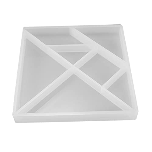 TEHAUX Tangram Gießform Für DIY Epoxidharz Puzzle Herstellung Kreative Silikonform Für Handarbeiten Und Bastelprojekte von TEHAUX