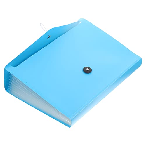 TEHAUX Test papier Clip Orgel tasche Ordner-Organizer Akkordeon-Datei-Organizer aufbewahrungssack storage pockets business Erweiterbarer Datei-Organizer Organisator aus Papier pp Sky-blue von TEHAUX