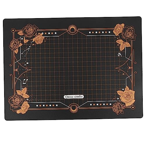 TEHAUX Trägerplatte cutting mat Schneidematte für Basteln Graviermatte Schneidematte für DIY Schere Handwerksmatte doppelseitige Matte Schneidematten für Bastelarbeiten Plastik Black von TEHAUX