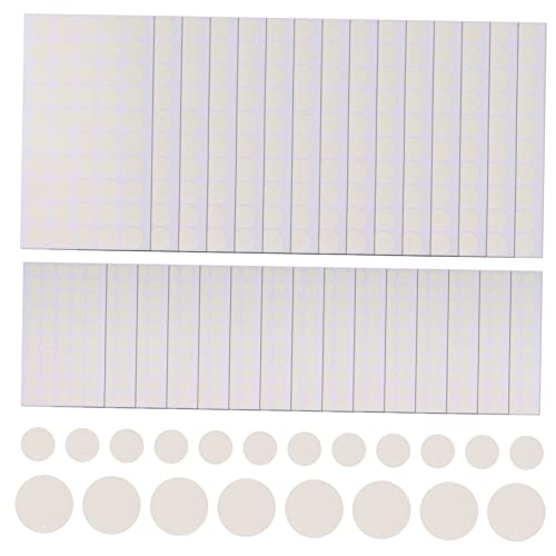 TEHAUX Transparente Selbstklebende Runde Punkte Aufkleber Hochadhesive Dots Für DIY Bastelprojekte Und von TEHAUX