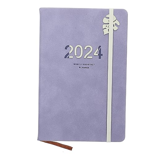 TEHAUX school notebook schreibwaren set plan notitzzettelblock Terminkalender Notizbücher Notizblock zu tun Notizbuch für Geschäftsschreiben tragbarer Notizblock PU-Tagebuch Papier Violet von TEHAUX