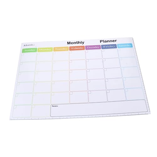 1stk Magnetischer Zeitplan Planke Magnete Kühlschrank Whiteboard Kühlschrank-organizer Notizblock Magnetisches Whiteboard Für Den Kühlschrank Magnetischer Planaufkleber Plastik TEMPNAP von TEMPNAP