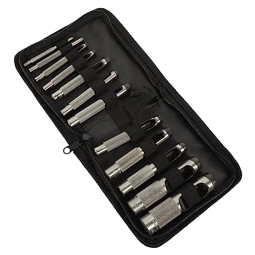 TEMPNAP 12Stücke Teiliges Leder Lochstanzer aus Rundloch Stanzwerkzeuge für Gürtel Schuhe für Handwerk DIY Projekte TEMPNAP 12Stücke Teiliges Leder Lochstanzer aus Rundloch Stanzwerkzeuge für Gürtel Schuhe für Handwerk DIY Projekte von TEMPNAP