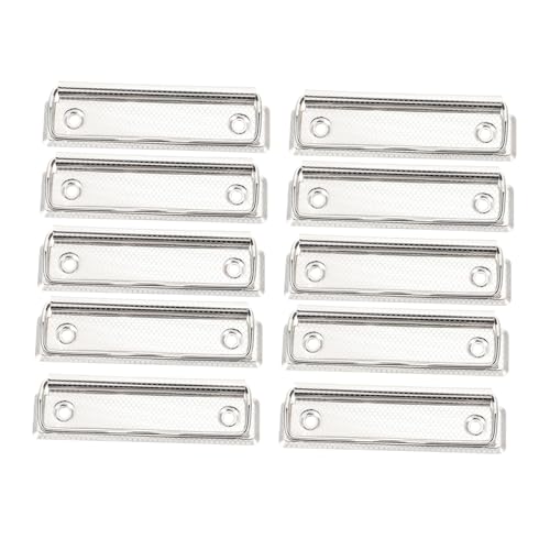 TEMPNAP 15st Briefpapier-clip Baseball-klemmbrett Faltbar Clipboard-clips Montierbar Klemmbrett-hardware Hängendes Klemmbrett Fotoclips Klemmbrett Mit Speicher Planke Zange Eisen Silver von TEMPNAP