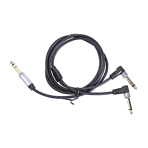 TEMPNAP Stecker Mono Klinkenstecker Gitarrenkabel Single Spur Instrumentenkabel Für Professionelle Audioübertragung Langlebig Und Flexibel von TEMPNAP