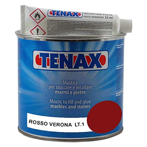 Tenax Polystyrol Doppel-Mantel Stuck Red Verona vertikalen Marmor Stein von TENAX