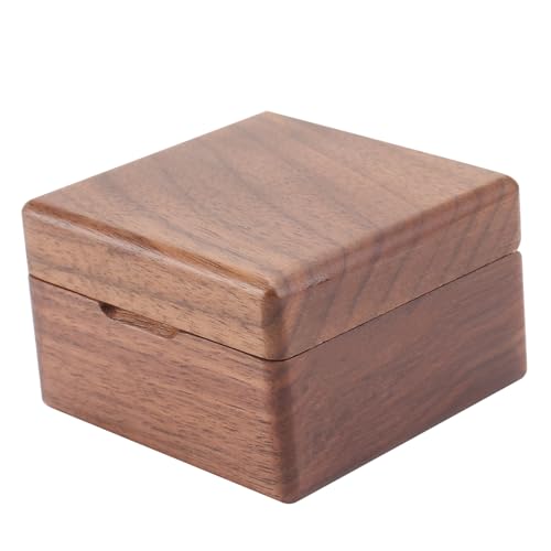 TENDYCOCO 1 Stück Box Die Hochzeit Schmuckschatullen Holz Ring Fall Bambus Holz Ring Lagerung Fall Holz von TENDYCOCO