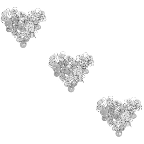 TENDYCOCO 150 Stk Nummernschild Aus Edelstahl Ausgehöhlt Id-label-tags Identifikationsetiketten Schlüsselanhänger Mit Etiketten Schlüsselanhänger Mit Löchern Stichworte Rostfreier Stahl von TENDYCOCO