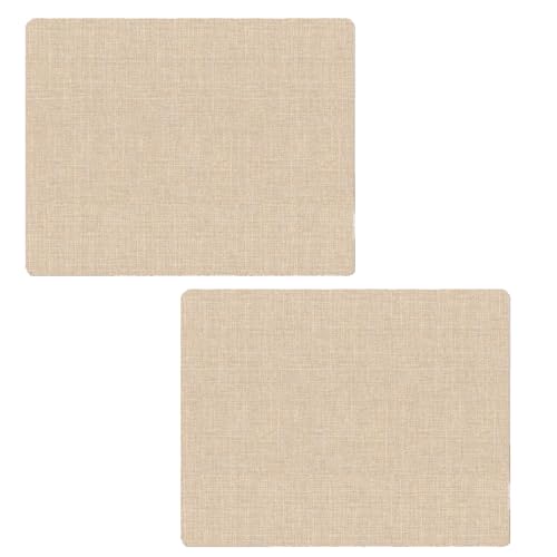 2 Stück Reparaturset stoff, Selbstklebende Canvas Flicken, Autositz Flicken Selbstklebends, Stoff-Reparaturflicken, Selbstklebends Stoff, für Sofas, Autositze, Bürostuhl, Kopfteile, Vorhänge (Beige) von TENGEE