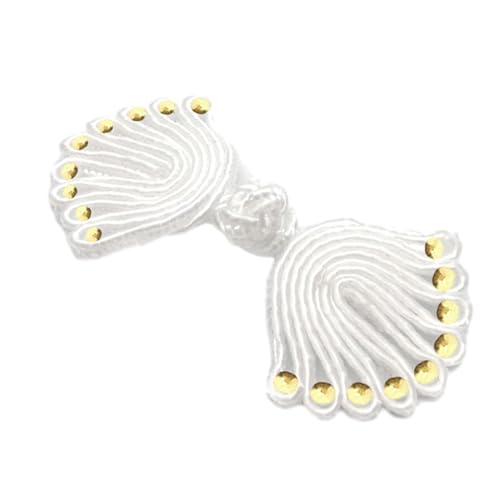 Chinesische Knotenknöpfe mit neun Perlen und Blumen, für Pullover, Schal, Umhänge, Cardigan-Verschlüsse für Kleidung, Cheongsam-Verschlüsse von TERNCOEW
