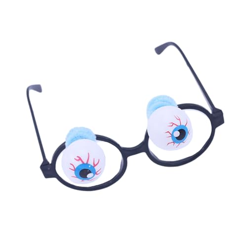 TERNCOEW Prank Halloween Brille für Kinder Erwachsene Festival Thema Cosplay Brille Party Zubehör Neuheit Augapfel Brille von TERNCOEW