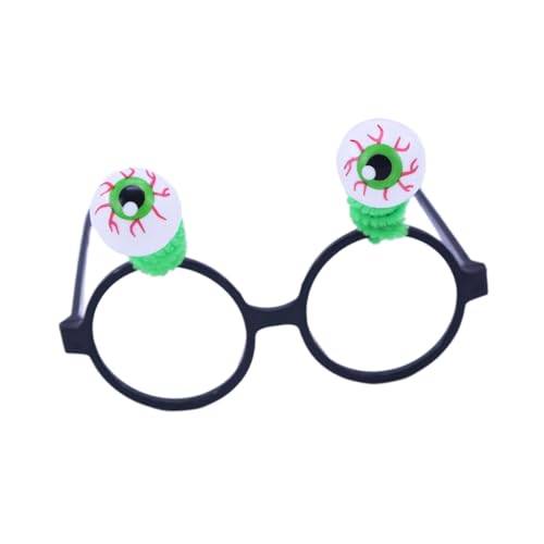 TERNCOEW Prank Halloween Brille für Kinder Erwachsene Festival Thema Cosplay Brille Party Zubehör Neuheit Augapfel Brille von TERNCOEW