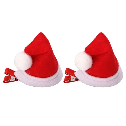 TERNCOEW Weihnachts-Kopfschmuck mit Pailletten, Hut, Haarspange, Weihnachtsmannmütze, seitliche Haarklammer, Urlaubsparty, Erwachsene, Kinder von TERNCOEW