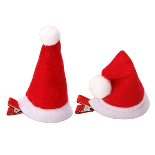 TERNCOEW Weihnachts-Kopfschmuck mit Pailletten, Hut, Haarspange, Weihnachtsmannmütze, seitliche Haarklammer, Urlaubsparty, Erwachsene, Kinder von TERNCOEW