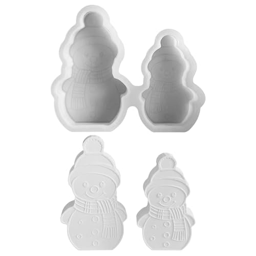 Silikonformen Gießformen Weihnachten, Schneemann Silikonform Weihnachten, Schneemann Gießformen Silikon Weihnachten, Gießform Weihnachten Schneemann Figur, Giessformen Silikon (Schneemann 02) von TETSMG