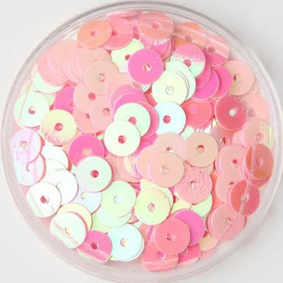 3 mm, 4 mm, 5 mm, 6 mm, flach, rund, PVC, lose Pailletten, Nähmaterial, Kleidungszubehör, Pailletten für Konfetti, Basteln, Hochzeit von TEWAX