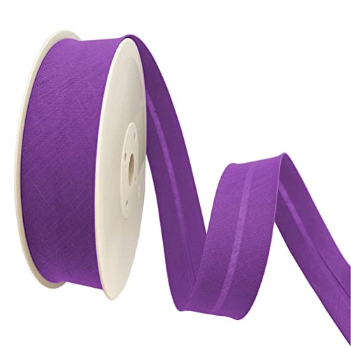 TEXTEX = 40 mm Breites Schrägband. 50% Baumwolle und 50% Polyester. Stück von 10m - (Violett) von TEXTEX