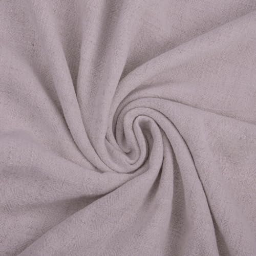 Textrend Leinen mit Viskose - Stoff zum Nähen - Textilien - Stoffe Meterware - Textilien 1x1.35m (Schmutziger Lavendel) von TEXTREND