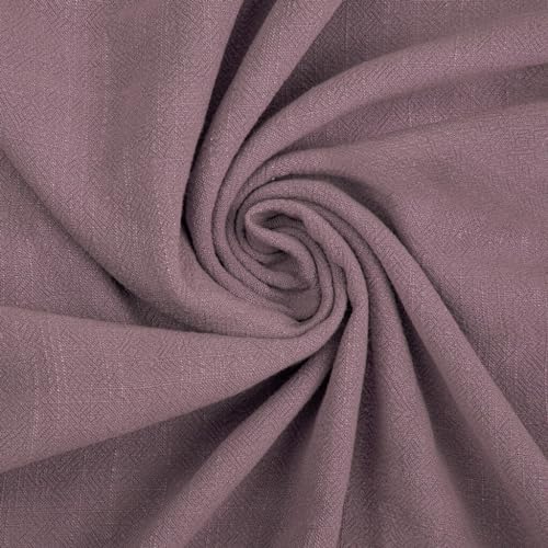 Textrend Leinen mit Viskose - Stoff zum Nähen - Textilien - Stoffe Meterware - Textilien 1x1.35m (Trauben) von TEXTREND