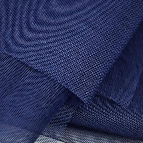 Textrend Tüllstoff - Kleidung und Dekorationen - Stoff zum Nähen - Hochzeitsdekoration - Tüll Meterware - Polyester - Textilien 1x1.6m (Saphir) von TEXTREND